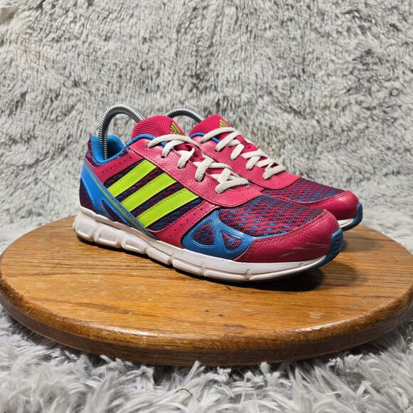 Rare Adidas Womens Size 5 Retro Mesh Pink/Green/Blue Running Shoes Trainers - Picture 1 of 8